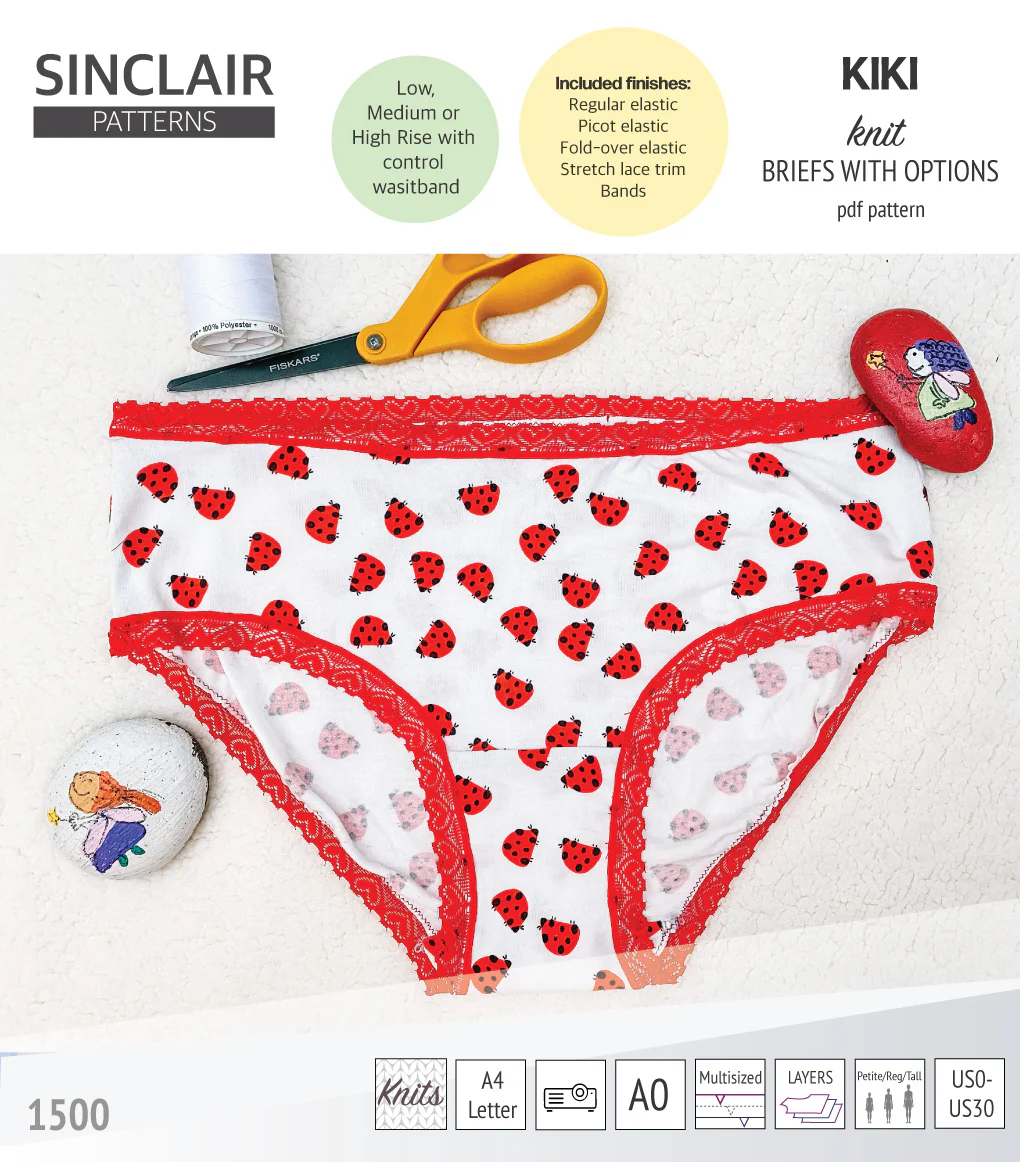 Kiki briefs with low, medium and high rise options (PDF) - Image 25
