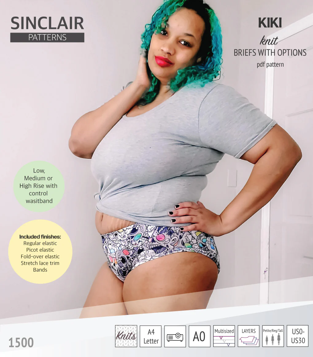 Kiki briefs with low, medium and high rise options (PDF) - Image 26