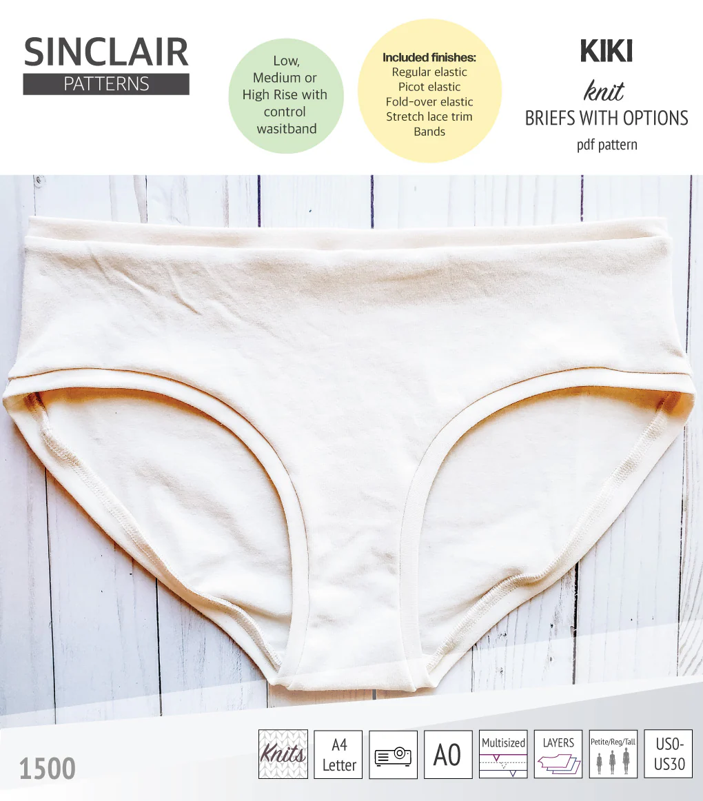 Kiki briefs with low, medium and high rise options (PDF) - Image 30