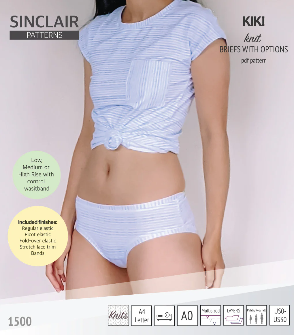 Kiki briefs with low, medium and high rise options (PDF) - Image 31