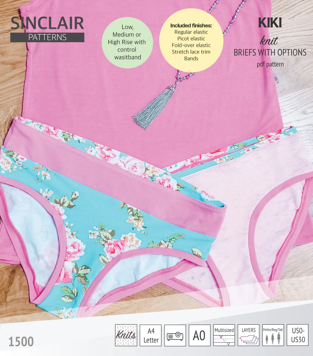 Kiki briefs with low, medium and high rise options (PDF) - Image 32