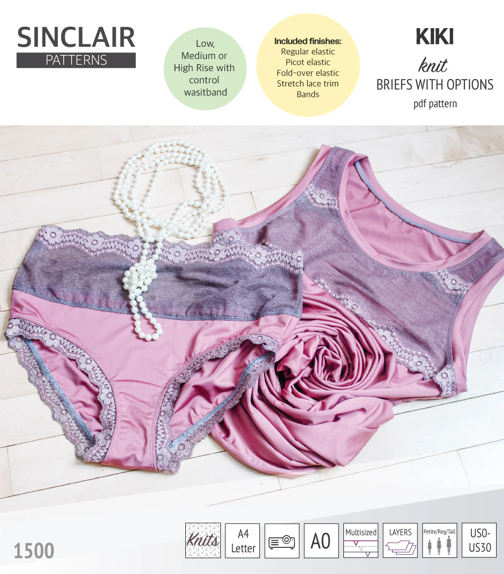 Kiki briefs with low, medium and high rise options (PDF) - Image 36