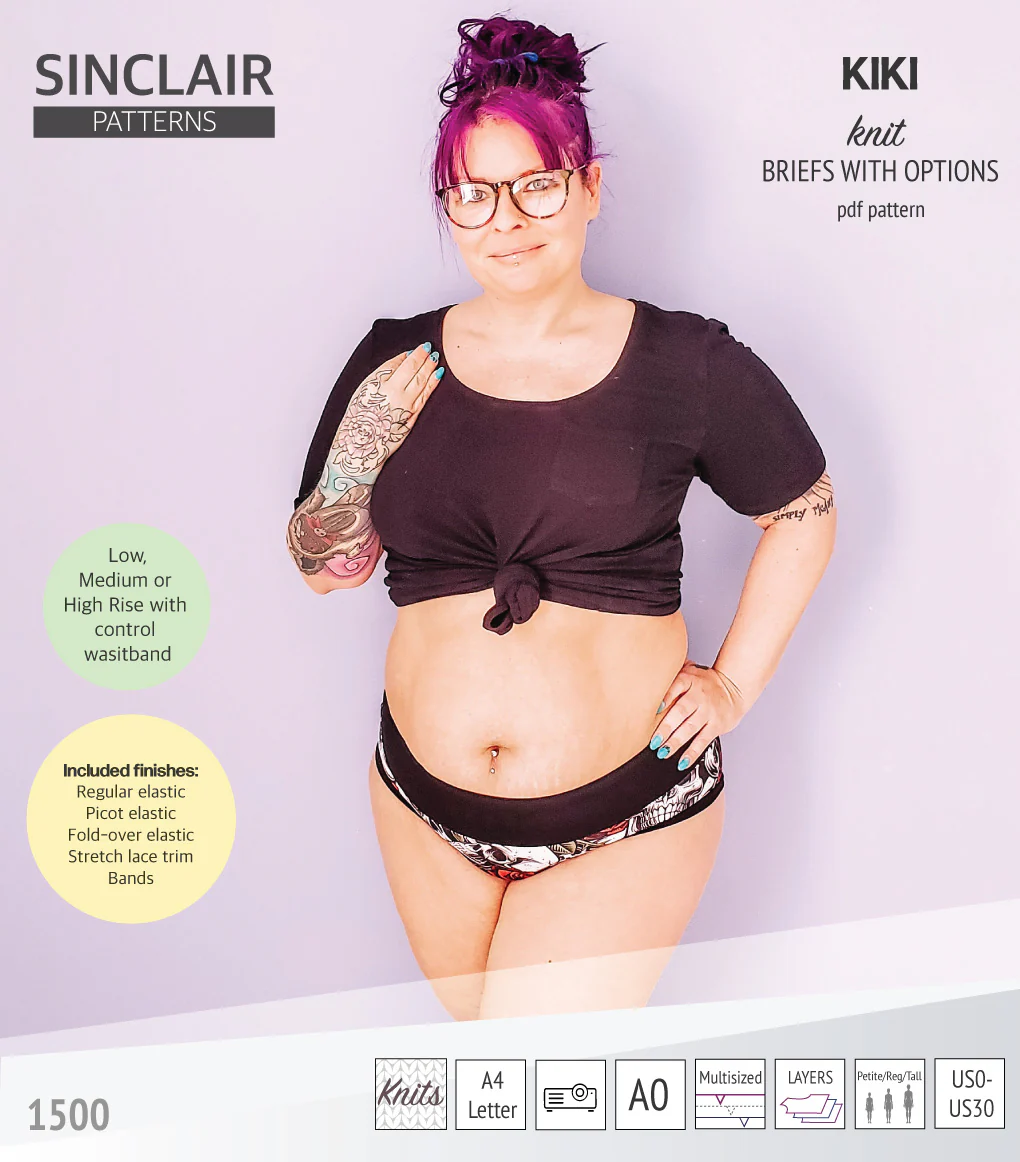 Kiki briefs with low, medium and high rise options (PDF) - Image 4