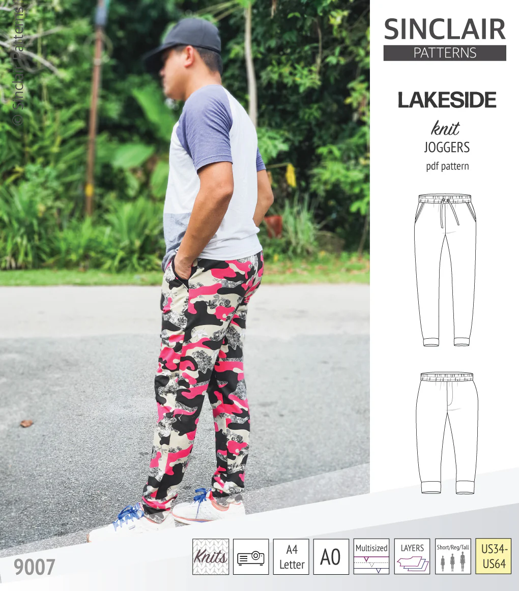 Lakeside knit joggers for men (PDF) - Image 4