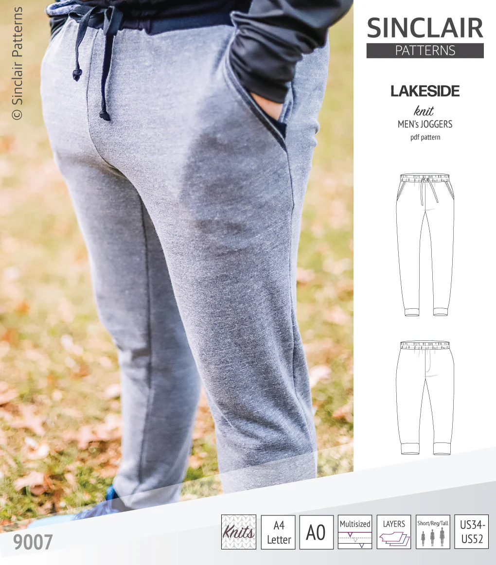 Lakeside knit joggers for men (PDF) - Image 5