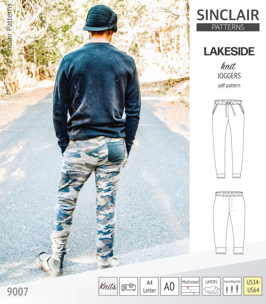 Lakeside knit joggers for men (PDF) - Image 7