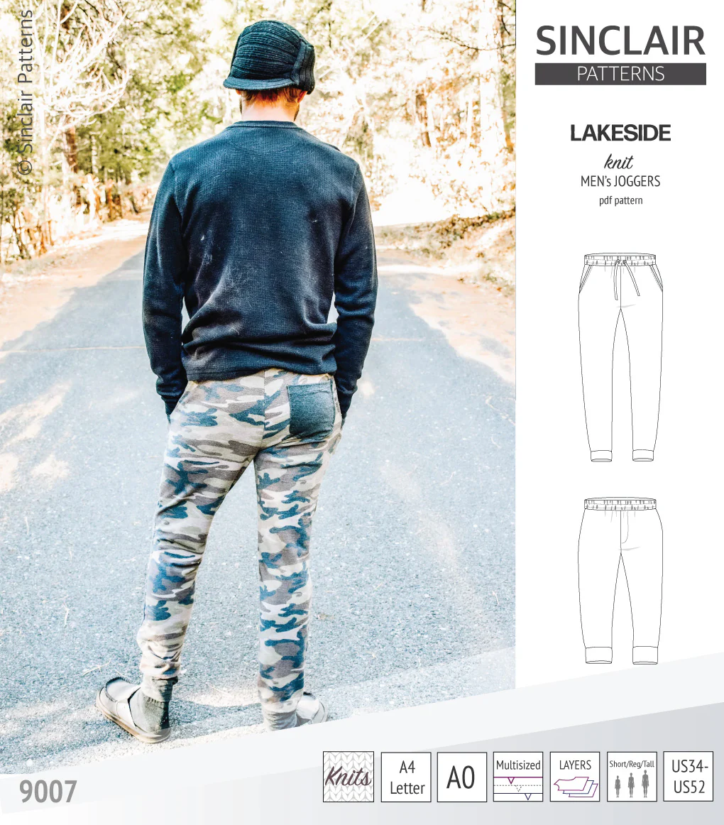 Lakeside knit joggers for men (PDF) - Image 9