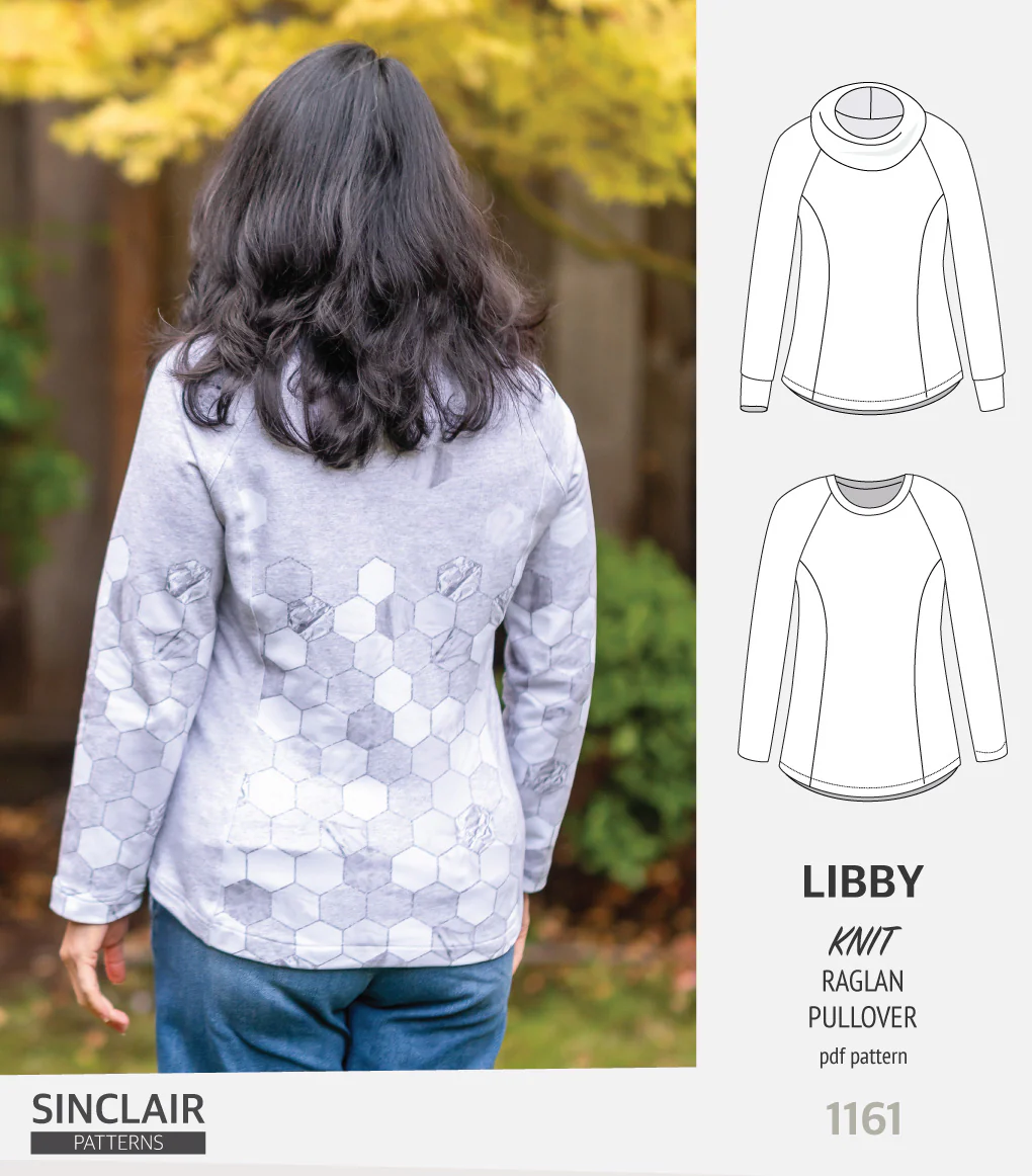 Libby knit princess seams raglan sleeves pullover (PDF) - Image 19