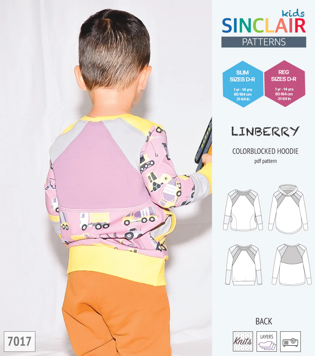 Linberry colorblocked hoodie and sweater for children (PDF) - Image 12