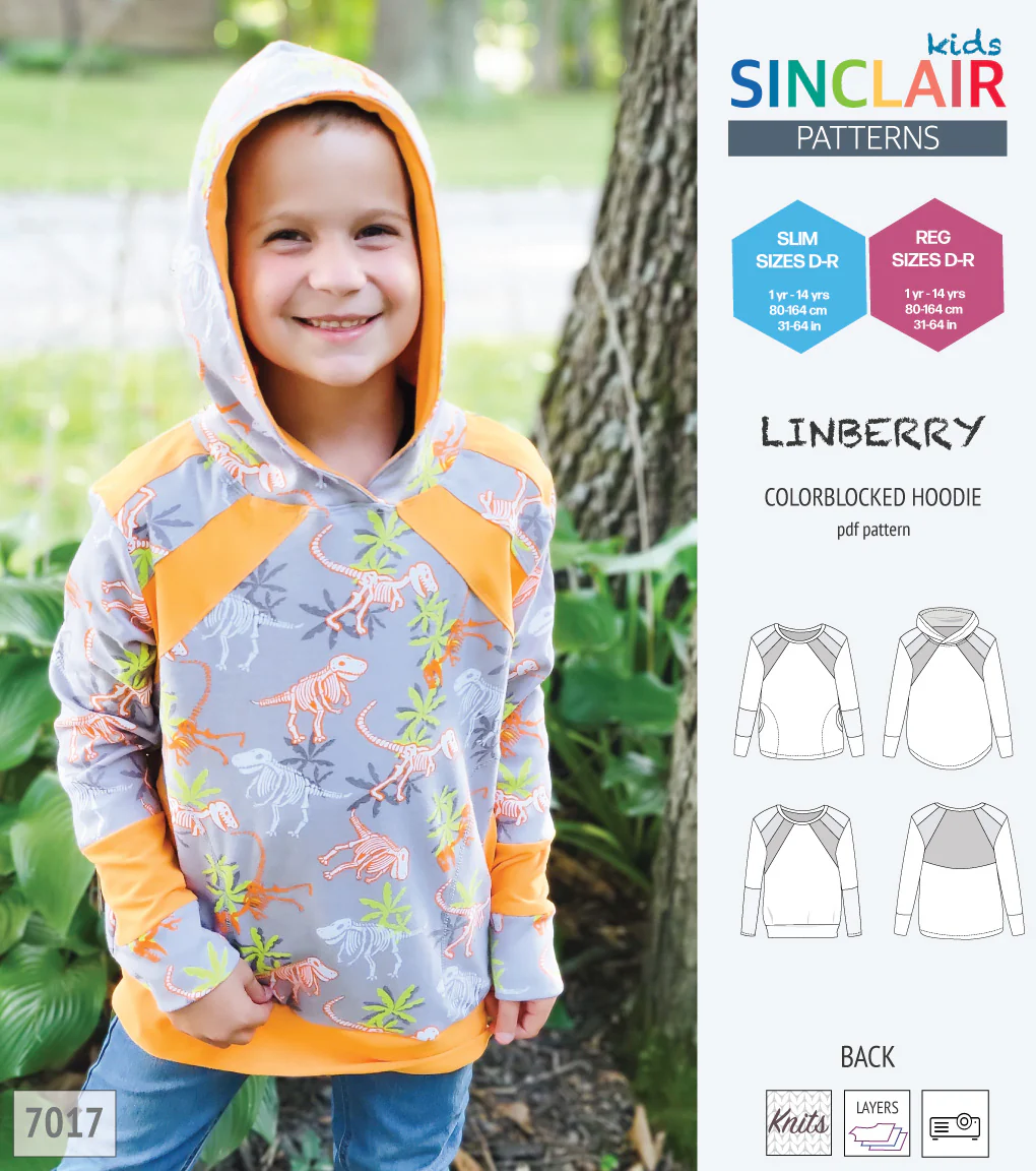 Linberry colorblocked hoodie and sweater for children (PDF) - Image 4