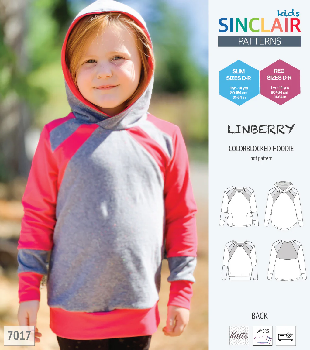 Linberry colorblocked hoodie and sweater for children (PDF) - Image 5