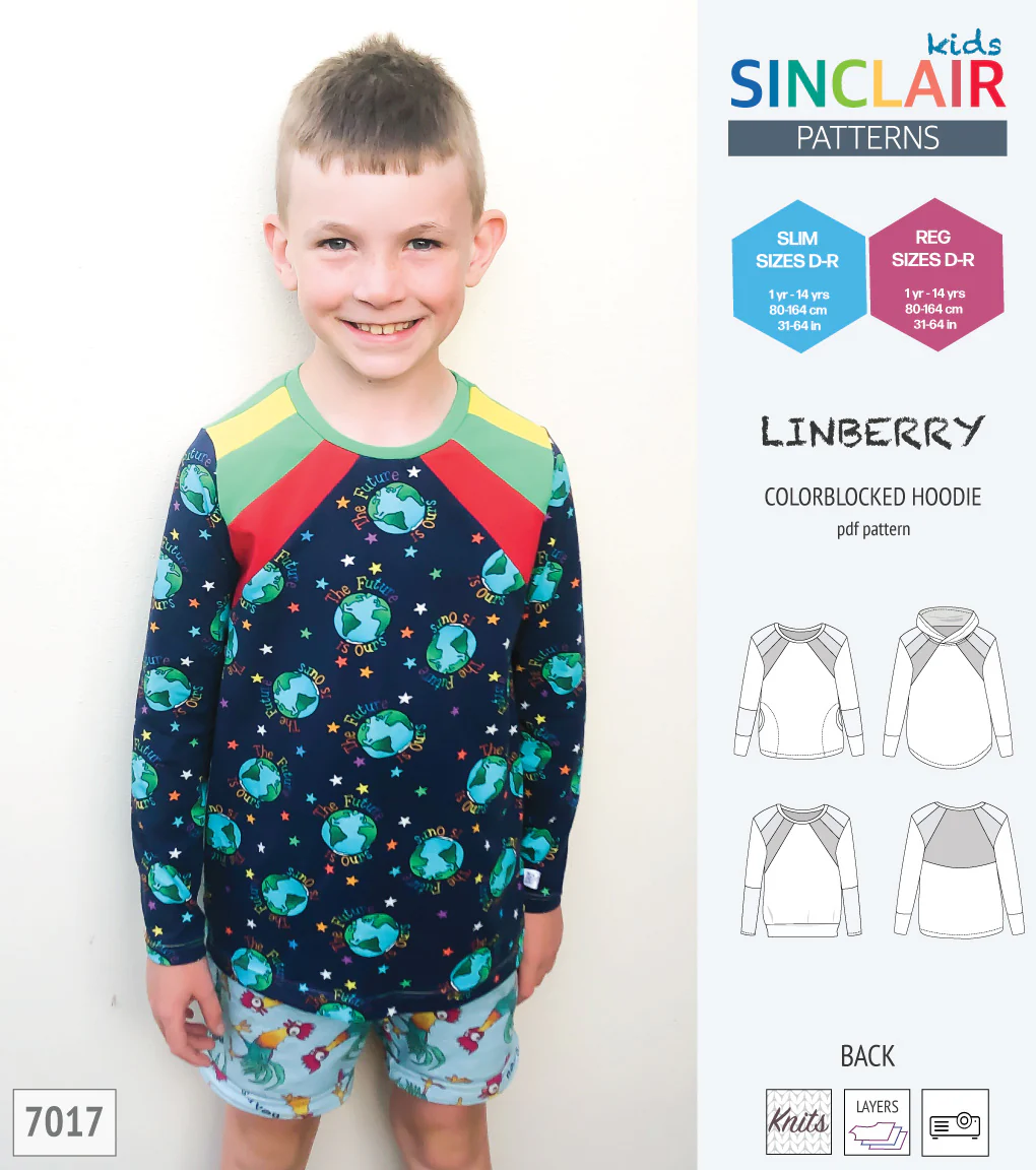 Linberry colorblocked hoodie and sweater for children (PDF) - Image 9