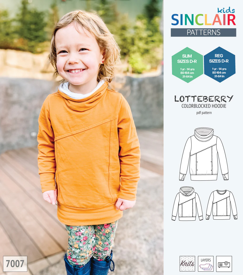 Lotteberry colorblocked hoodie and sweater for children (PDF) - Image 34