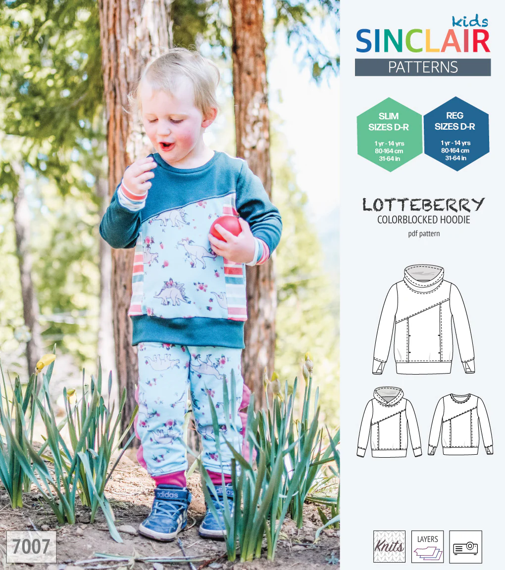 Lotteberry colorblocked hoodie and sweater for children (PDF) - Image 35