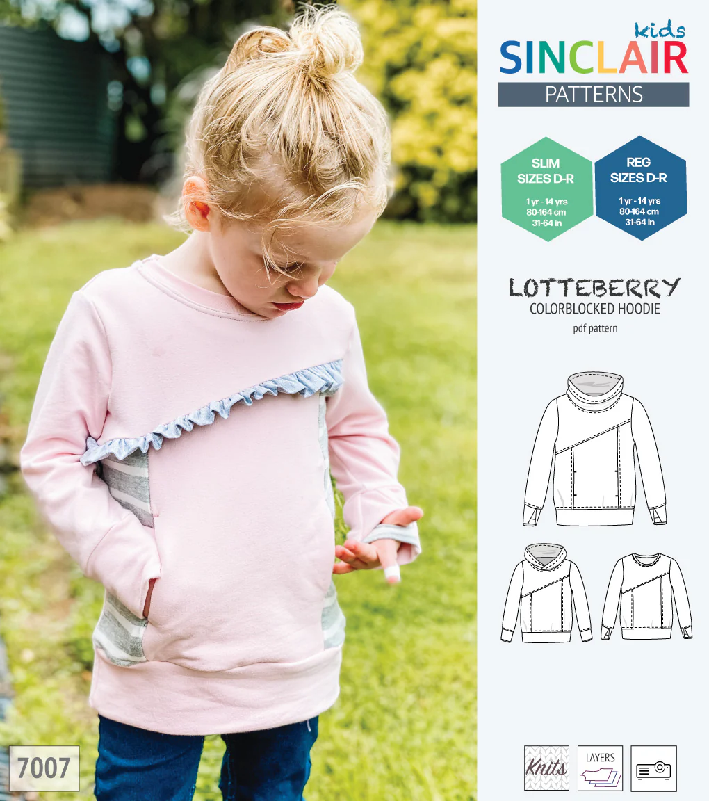 Lotteberry colorblocked hoodie and sweater for children (PDF) - Image 36