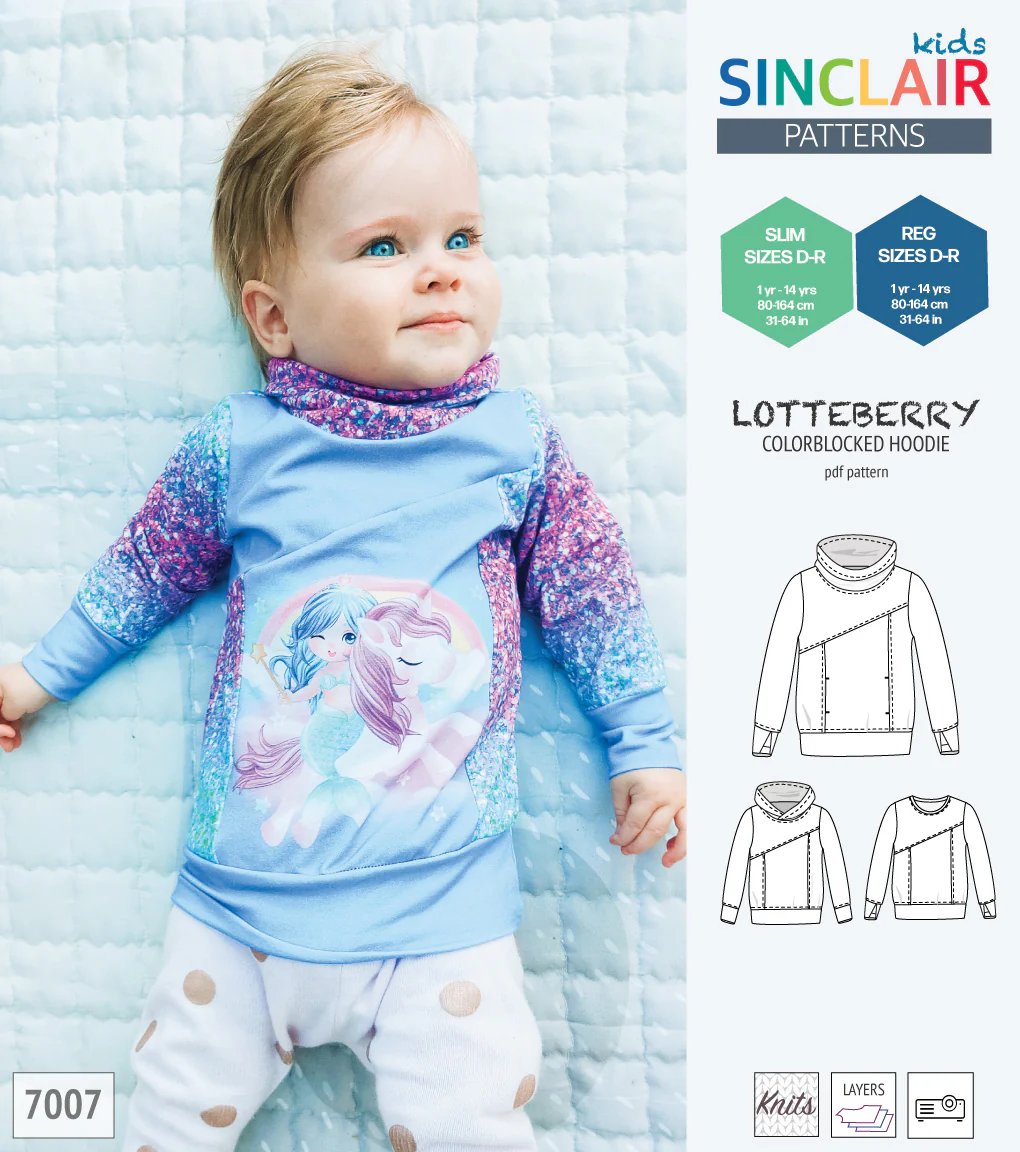 Lotteberry colorblocked hoodie and sweater for children (PDF) - Image 51