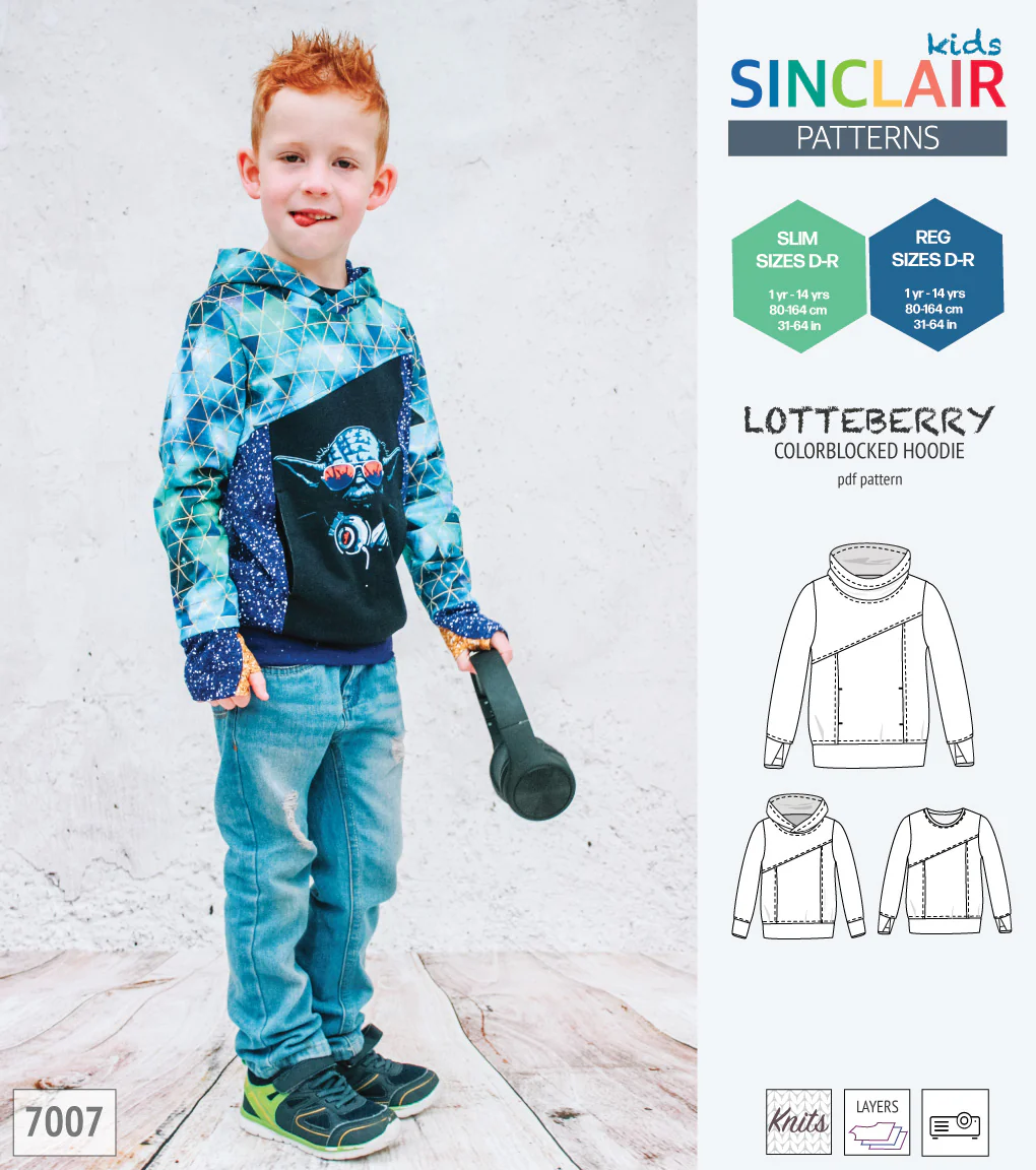 Lotteberry colorblocked hoodie and sweater for children (PDF) - Image 52