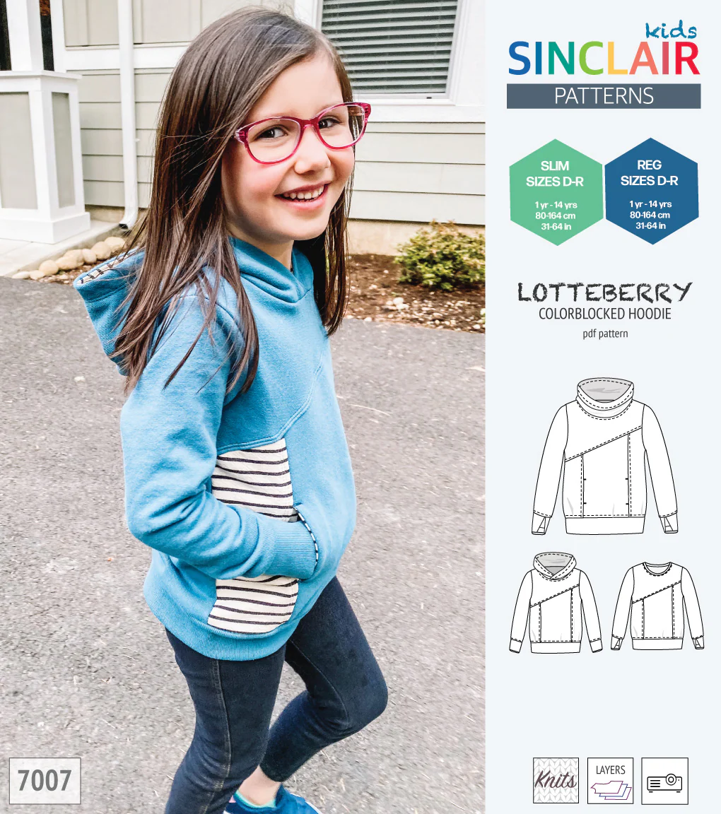 Lotteberry colorblocked hoodie and sweater for children (PDF) - Image 56