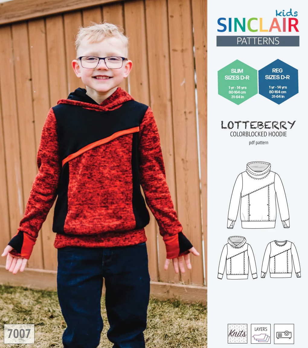 Lotteberry colorblocked hoodie and sweater for children (PDF) - Image 58