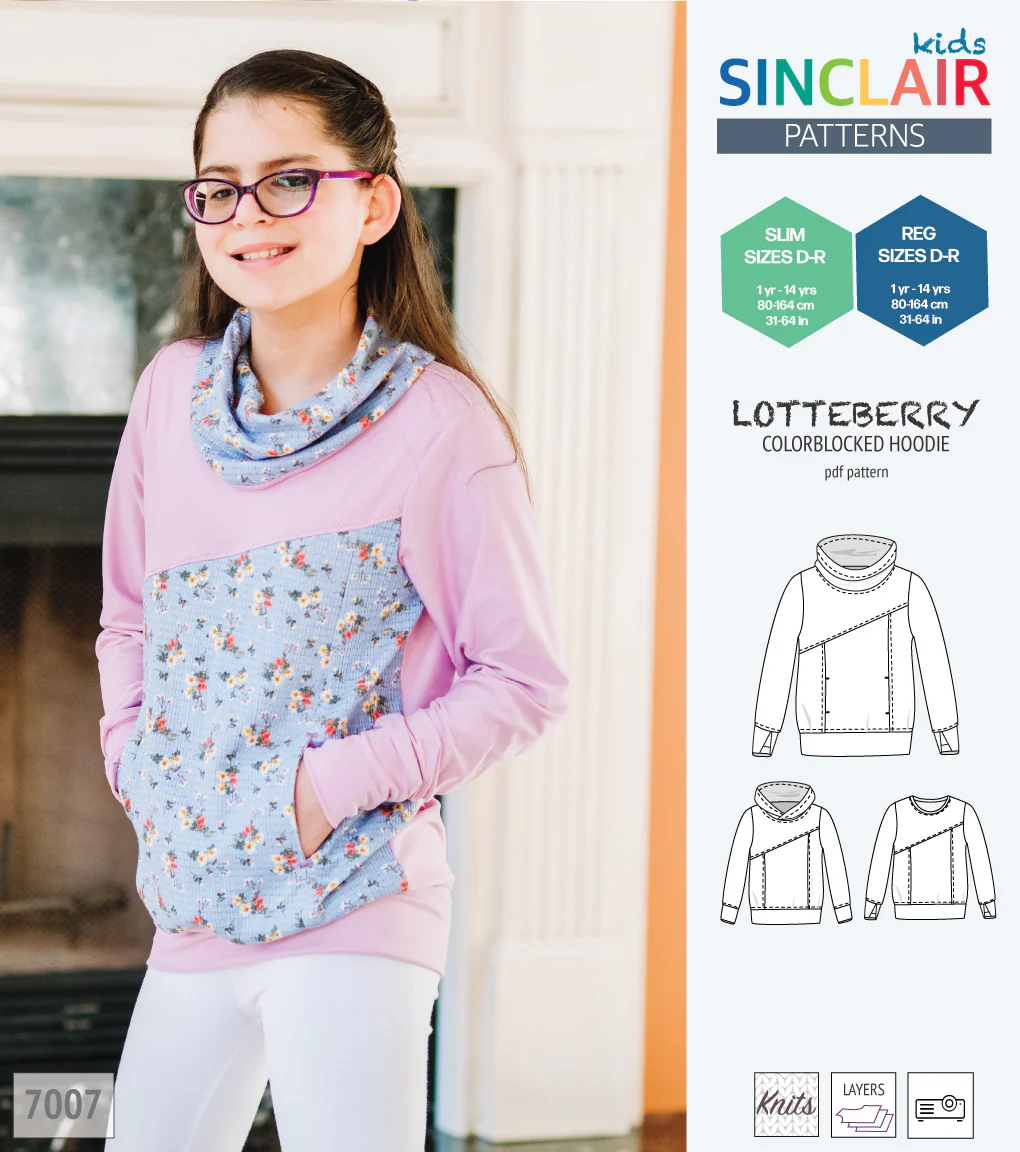 Lotteberry colorblocked hoodie and sweater for children (PDF) - Image 62