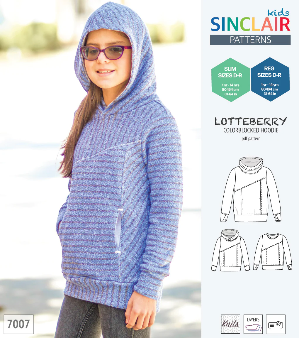 Lotteberry colorblocked hoodie and sweater for children (PDF) - Image 64