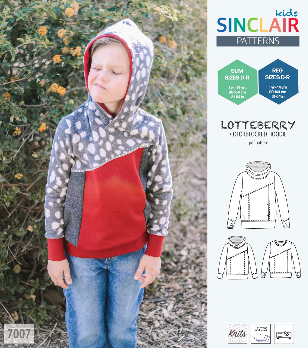 Lotteberry colorblocked hoodie and sweater for children (PDF) - Image 65