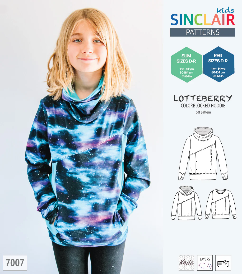 Lotteberry colorblocked hoodie and sweater for children (PDF) - Image 66