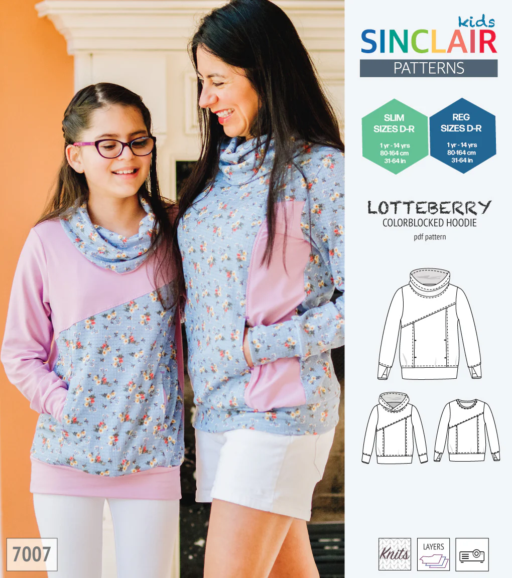 Lotteberry colorblocked hoodie and sweater for children (PDF) - Image 80