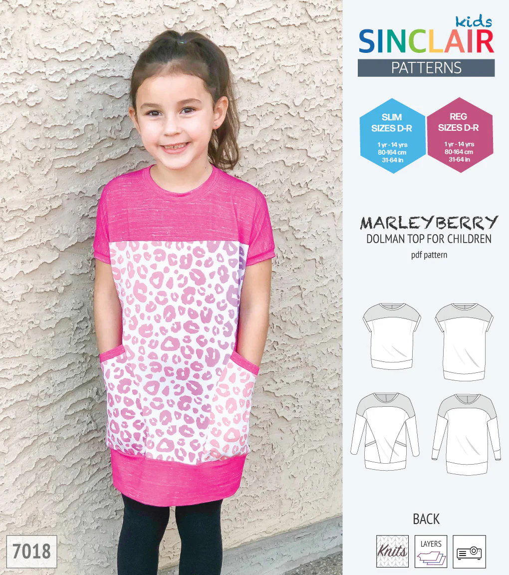 Marleyberry knit dolman top with pockets for children (PDF) - Image 11