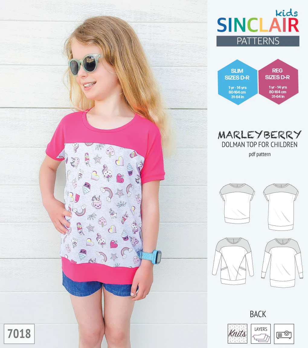 Marleyberry knit dolman top with pockets for children (PDF) - Image 13