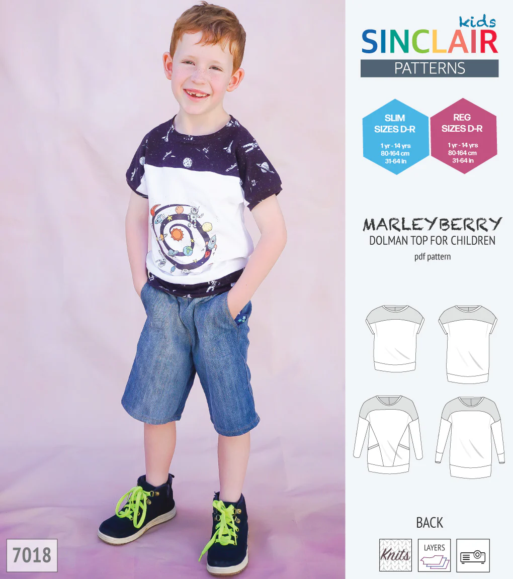 Marleyberry knit dolman top with pockets for children (PDF) - Image 14