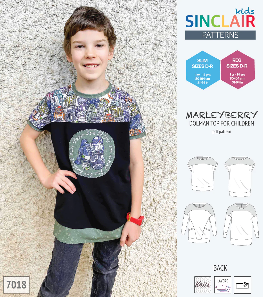 Marleyberry knit dolman top with pockets for children (PDF) - Image 15