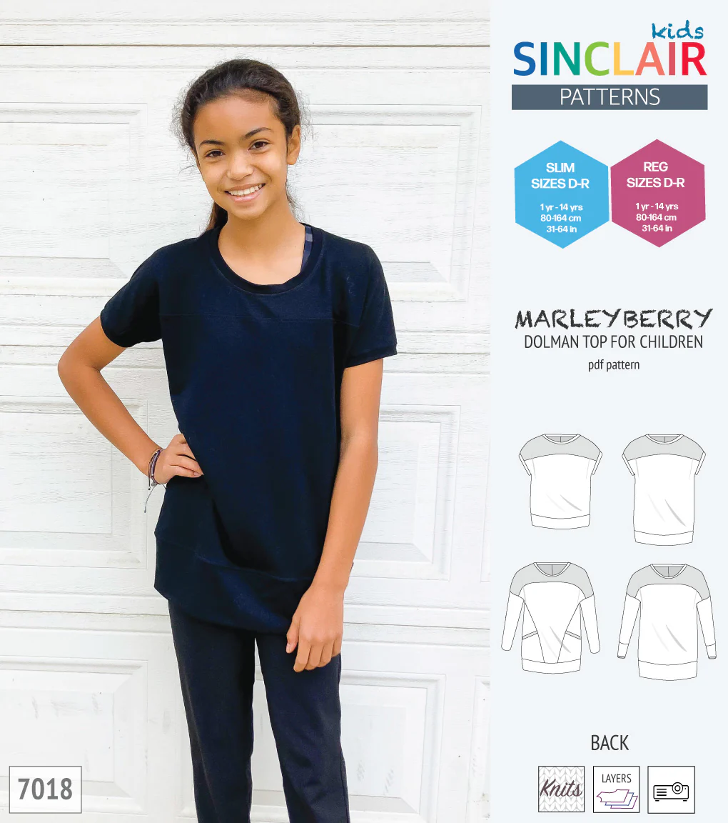 Marleyberry knit dolman top with pockets for children (PDF) - Image 17