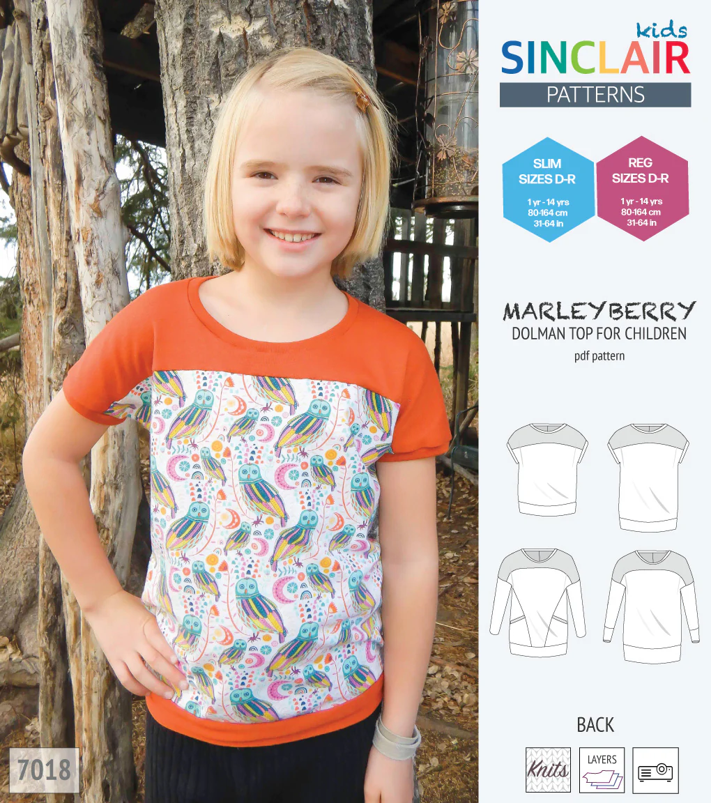 Marleyberry knit dolman top with pockets for children (PDF) - Image 20