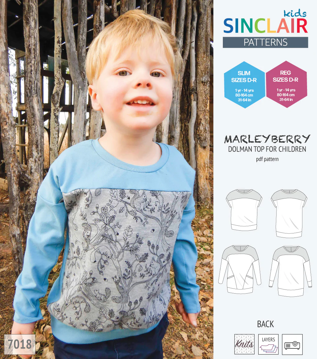 Marleyberry knit dolman top with pockets for children (PDF) - Image 21