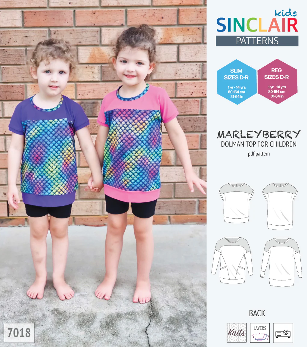 Marleyberry knit dolman top with pockets for children (PDF) - Image 25