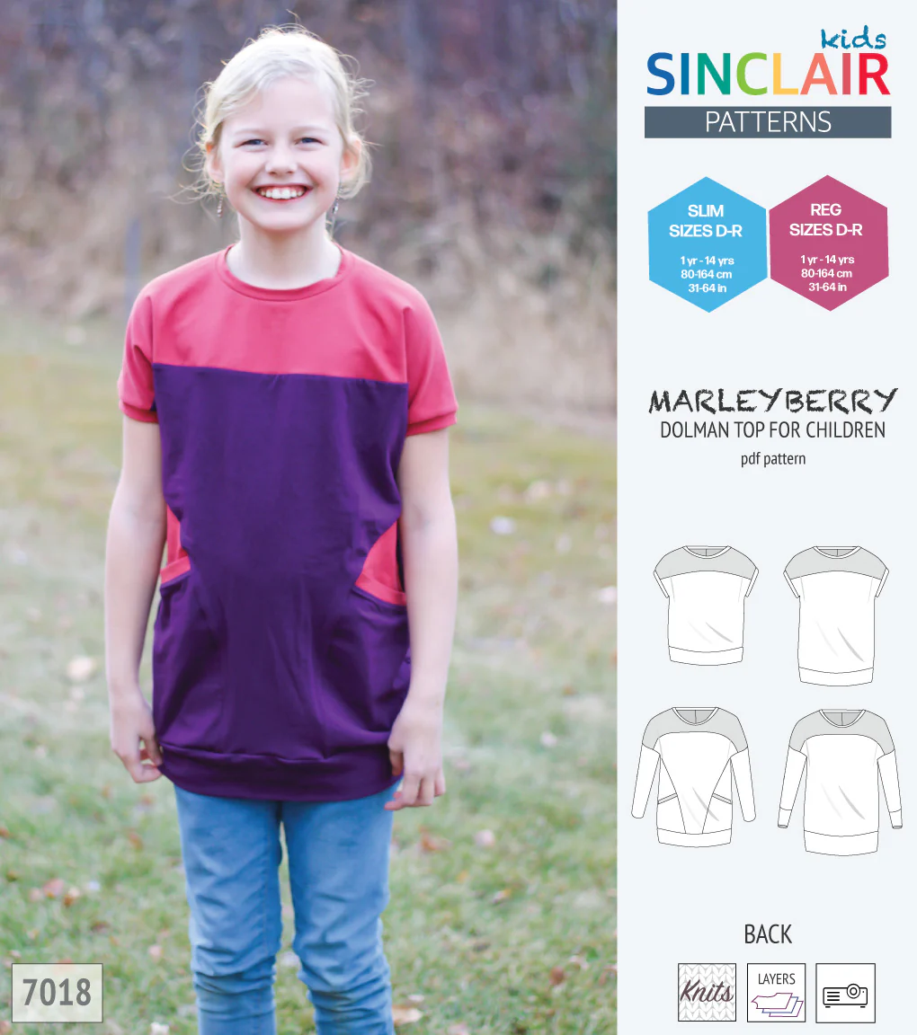 Marleyberry knit dolman top with pockets for children (PDF) - Image 26