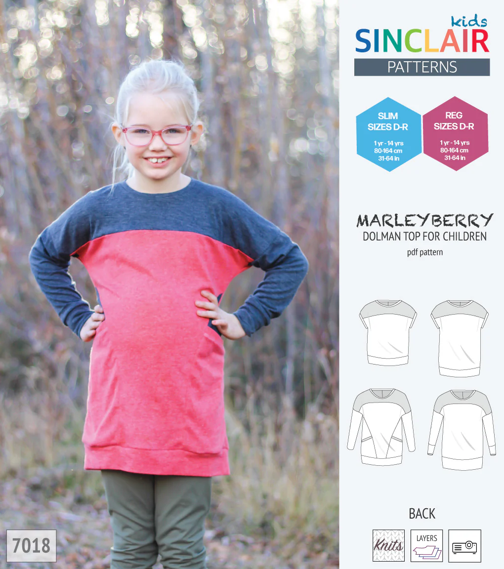 Marleyberry knit dolman top with pockets for children (PDF) - Image 27