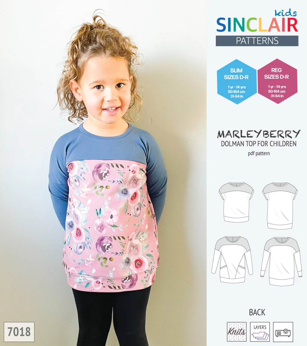 Marleyberry knit dolman top with pockets for children (PDF) - Image 30