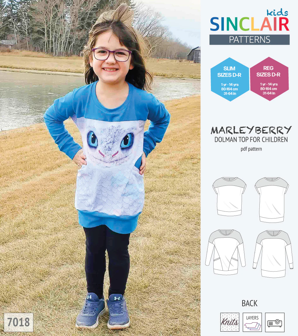 Marleyberry knit dolman top with pockets for children (PDF) - Image 41
