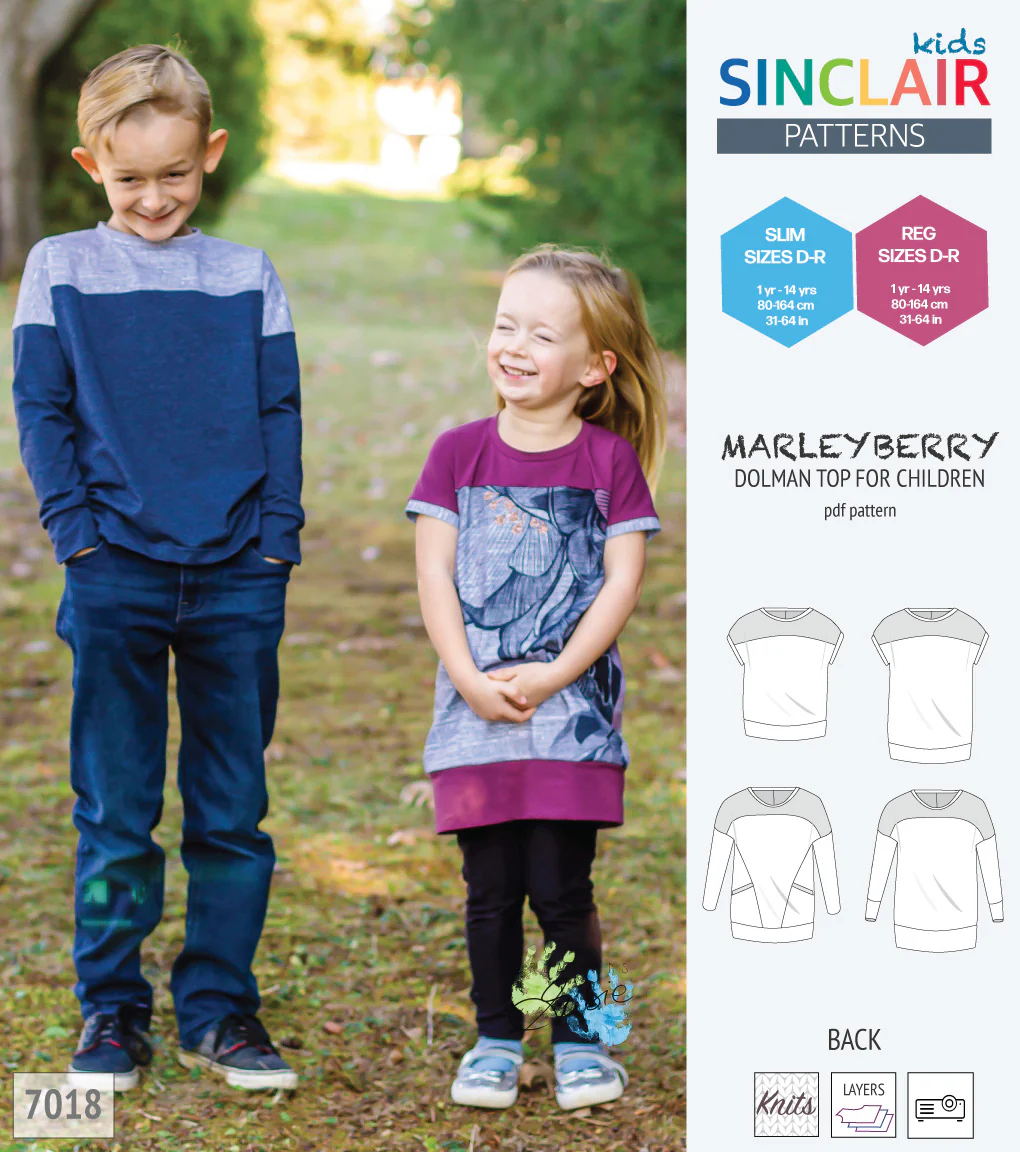 Marleyberry knit dolman top with pockets for children (PDF) - Image 57