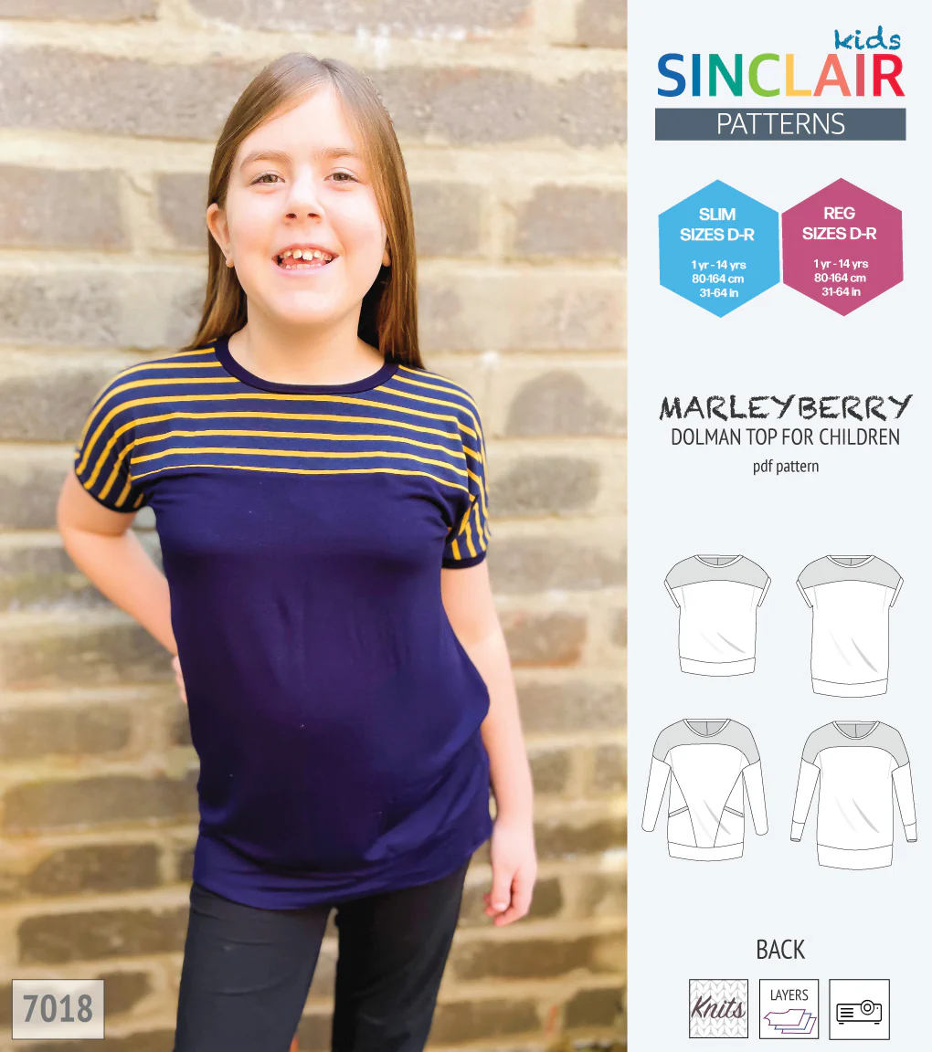 Marleyberry knit dolman top with pockets for children (PDF) - Image 59