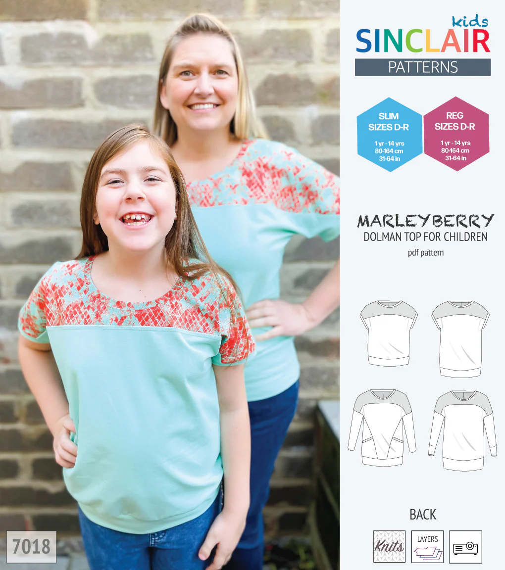 Marleyberry knit dolman top with pockets for children (PDF) - Image 62