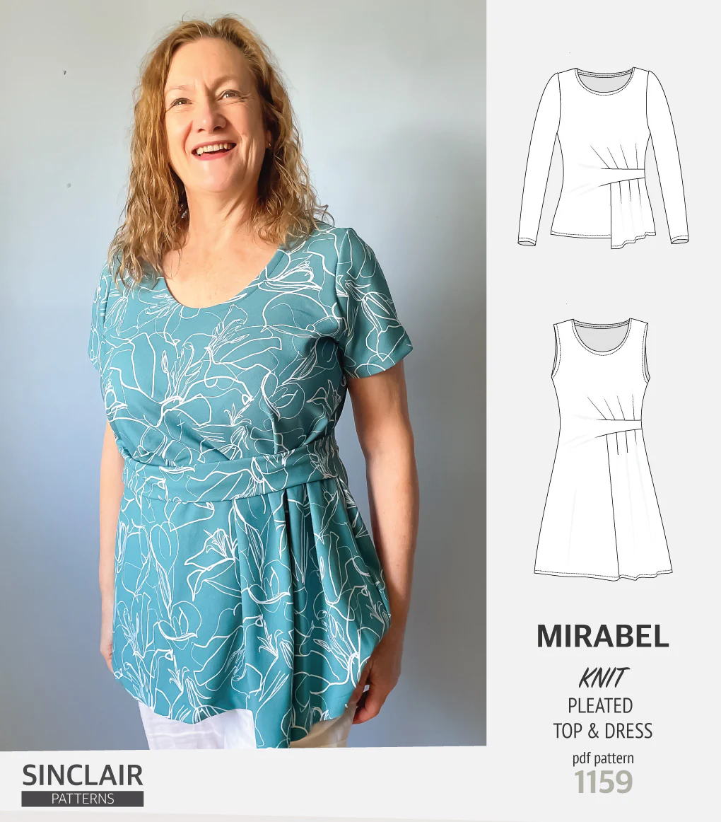 Mirabel side pleated knit top and dress (PDF) - Image 7