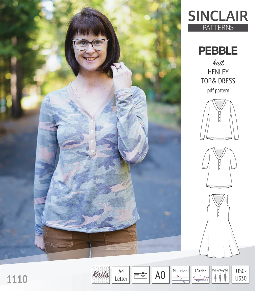 Pebble henley style top and dress (PDF) - Image 13