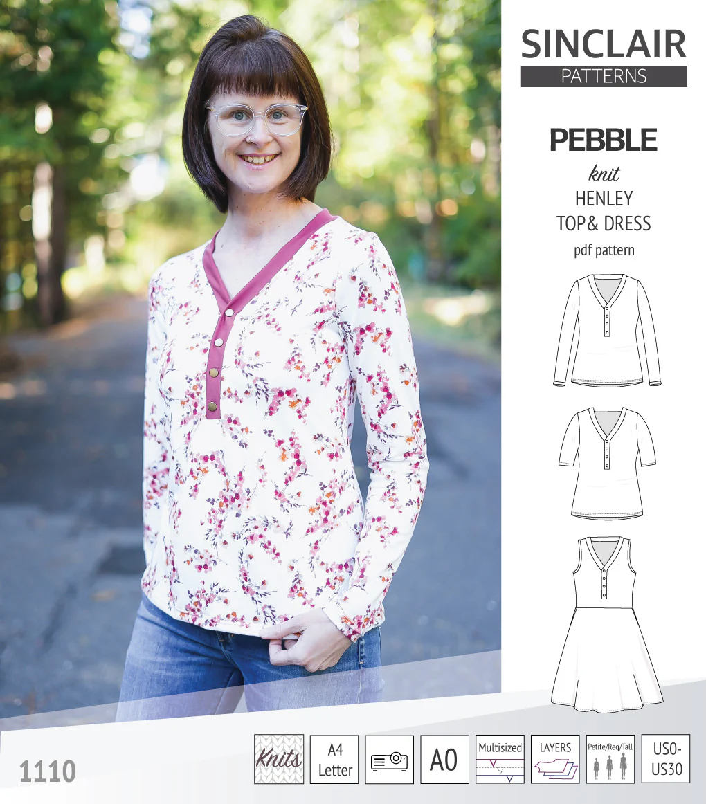 Pebble henley style top and dress (PDF) - Image 14