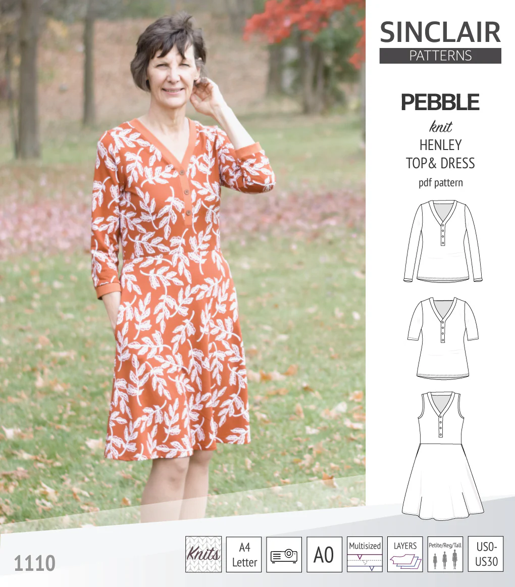 Pebble henley style top and dress (PDF) - Image 19