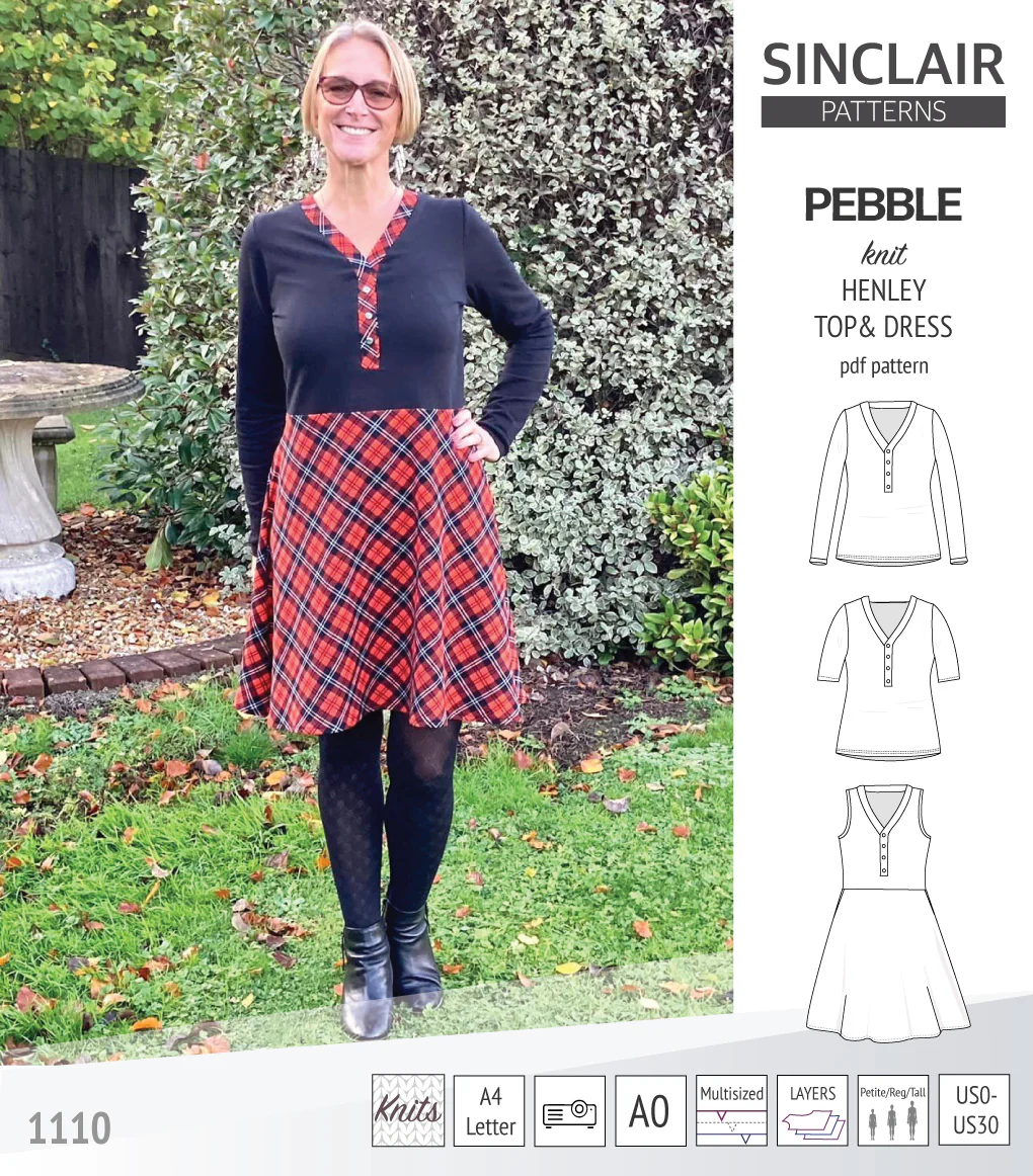 Pebble henley style top and dress (PDF) - Image 21
