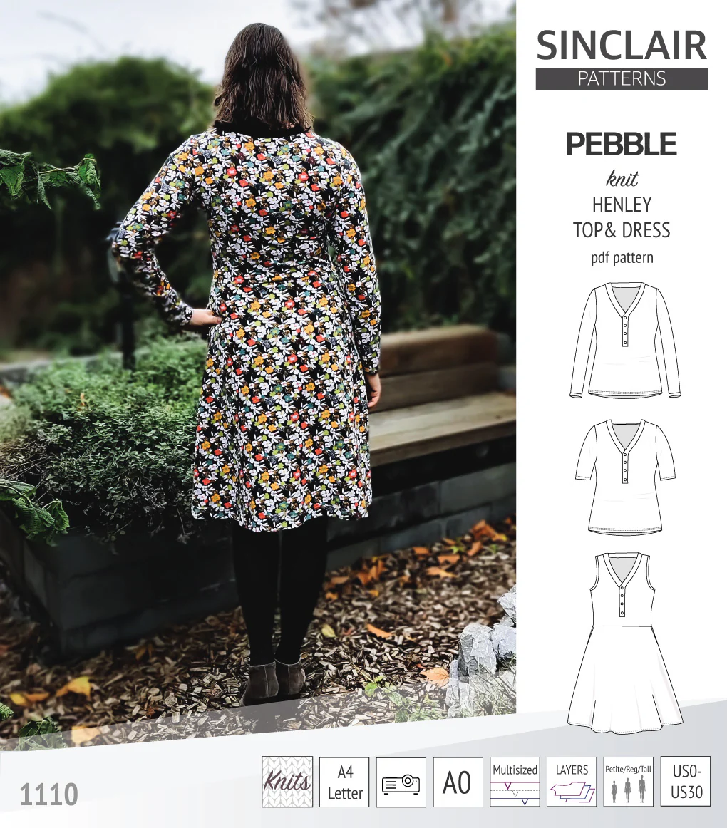 Pebble henley style top and dress (PDF) - Image 23