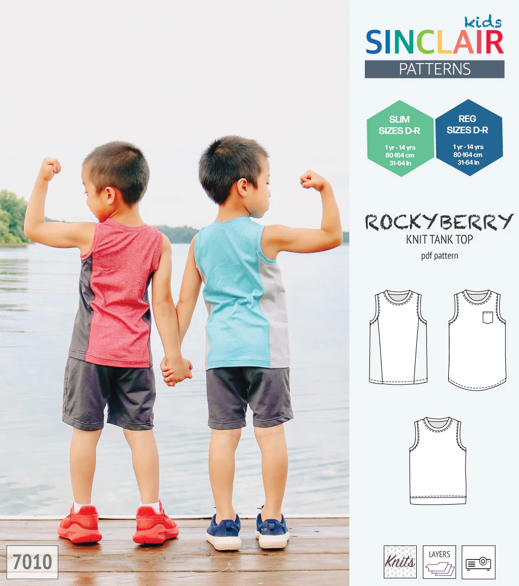 Rockyberry knit tank top for children (PDF) - Image 3